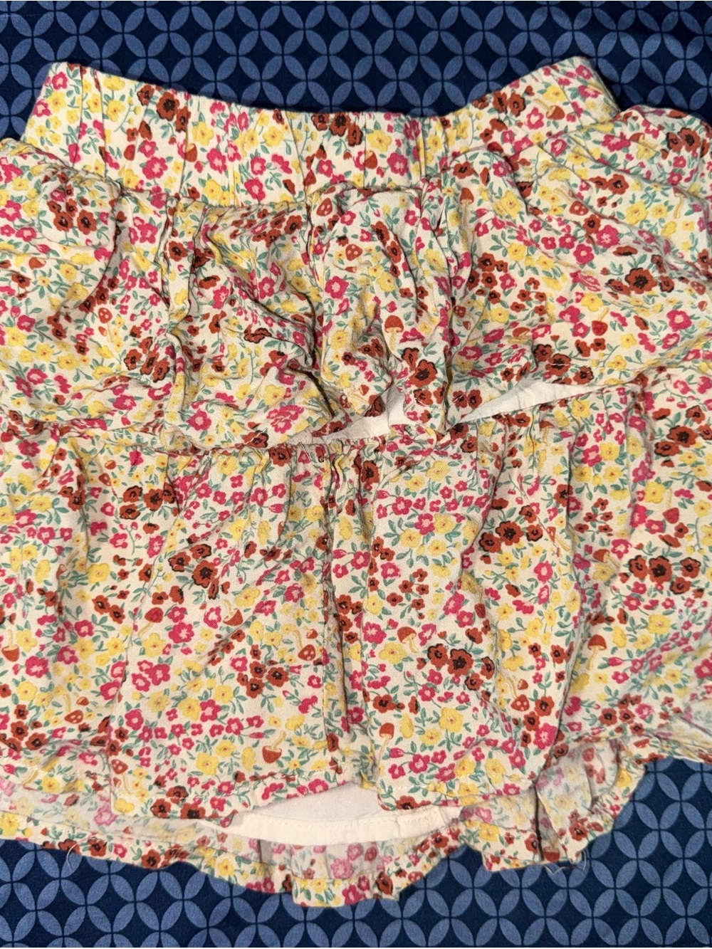Garanimals Floral Ruffle Skort in Yellow, Pink and Brown